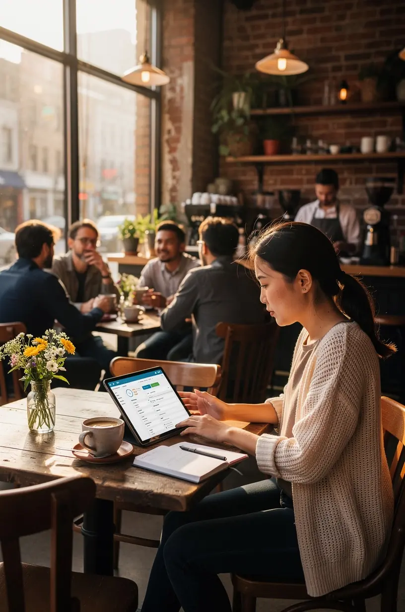 Analytics dashboard illustrating personal development strategies